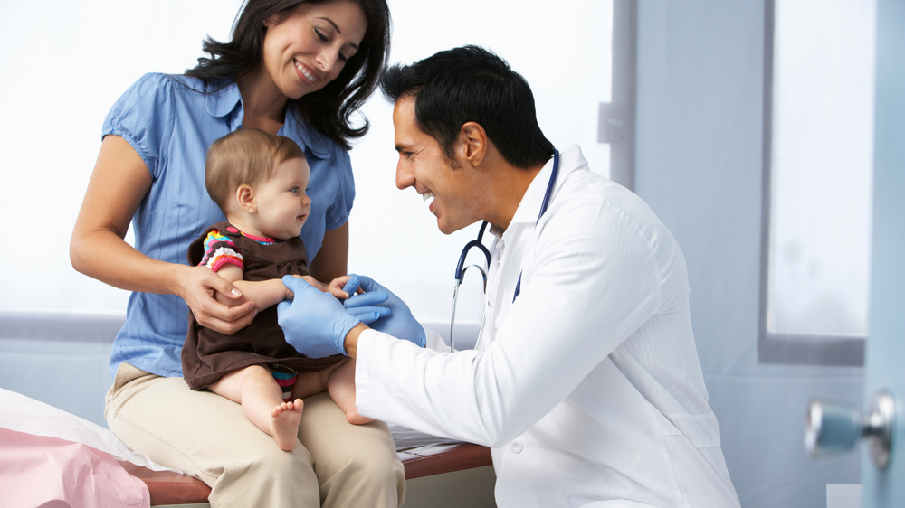 doctor and baby