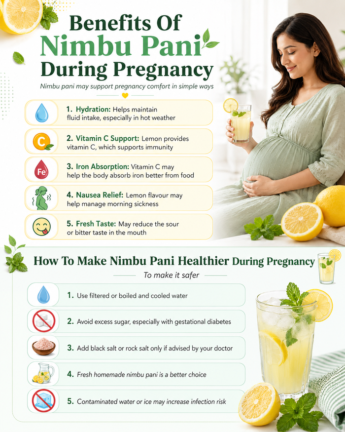 nimbu paani pregnant women inside