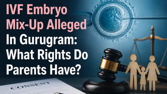 IVF Embryo Mix-Up Alleged In Gurugram: What Rights Do Parents Have?