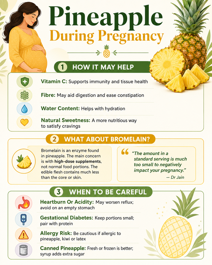 Is pineapple safe during pregnancy?