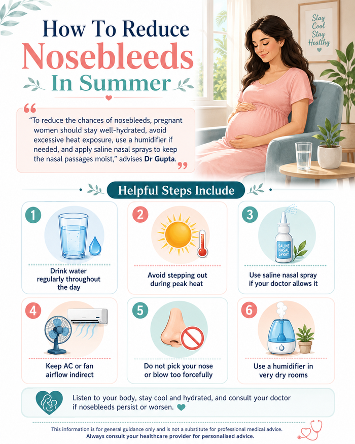 How to reduce nosebleeds in summer