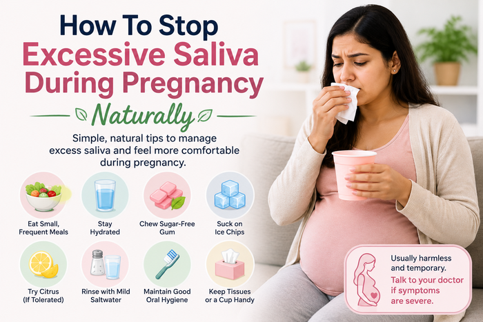How to stop excess saliva during pregnancy
