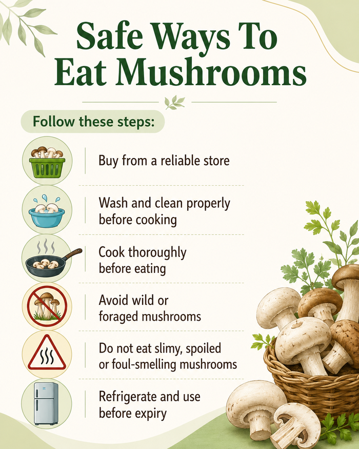 mushrooms inside