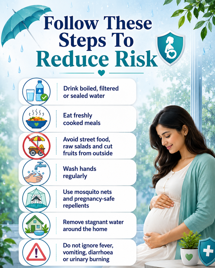 monsoon diseases in pregnant women: how to reduce