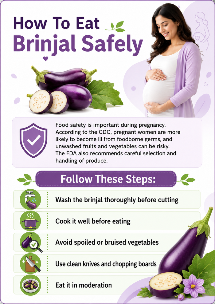 How to eat brinjal safely during pregnancy