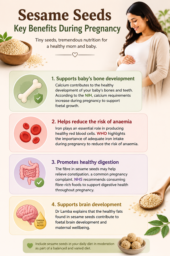 Sesame seeds benefits during pregnancy