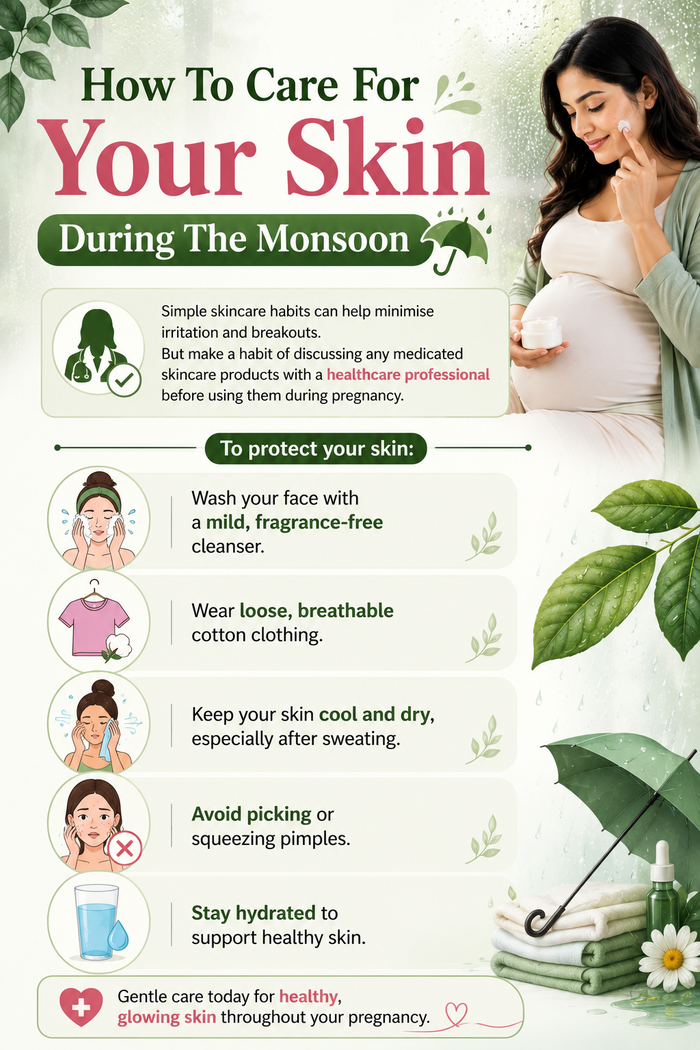 Monsoon skincare during pregnancy