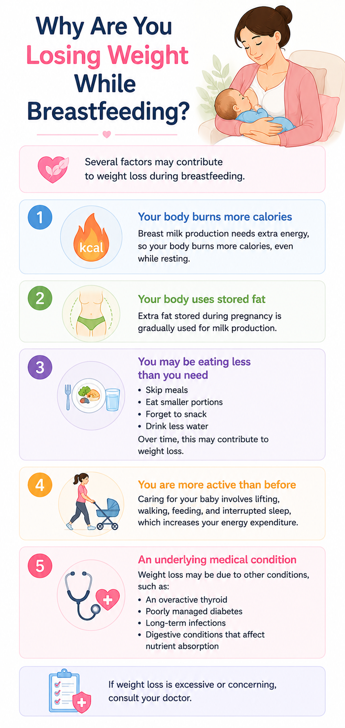 losing weight while breastfeeding