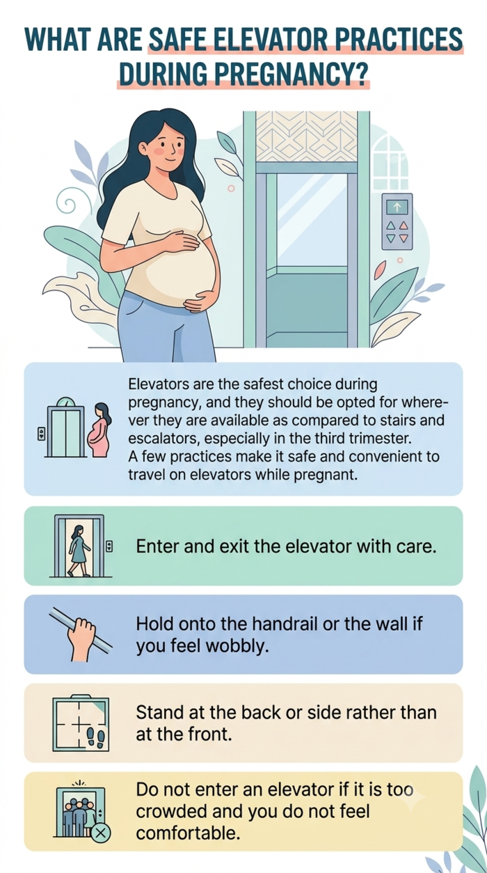 elevator practices pregnancy