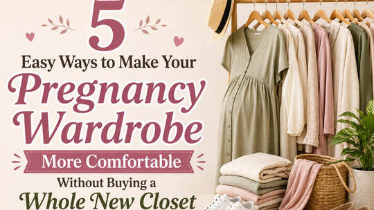5 Easy Ways to Make Your Pregnancy Wardrobe More Comfortable Without Buying a Whole New Closet