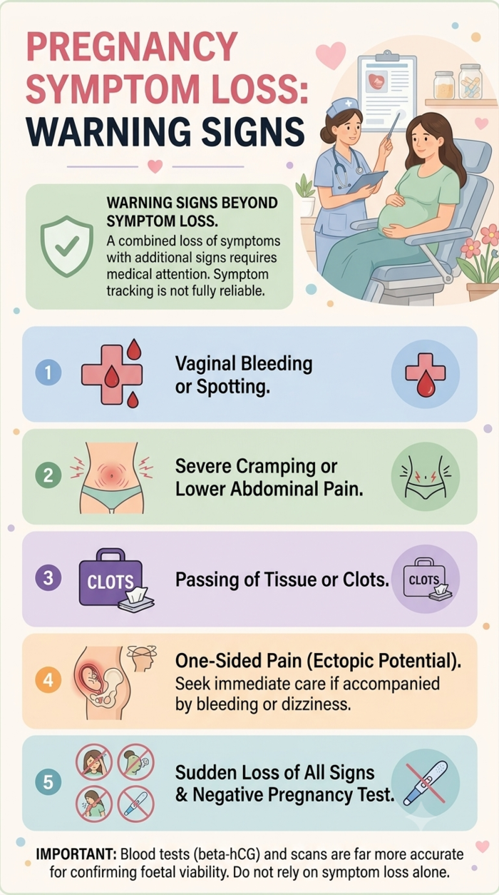 pregnancy symptom loss