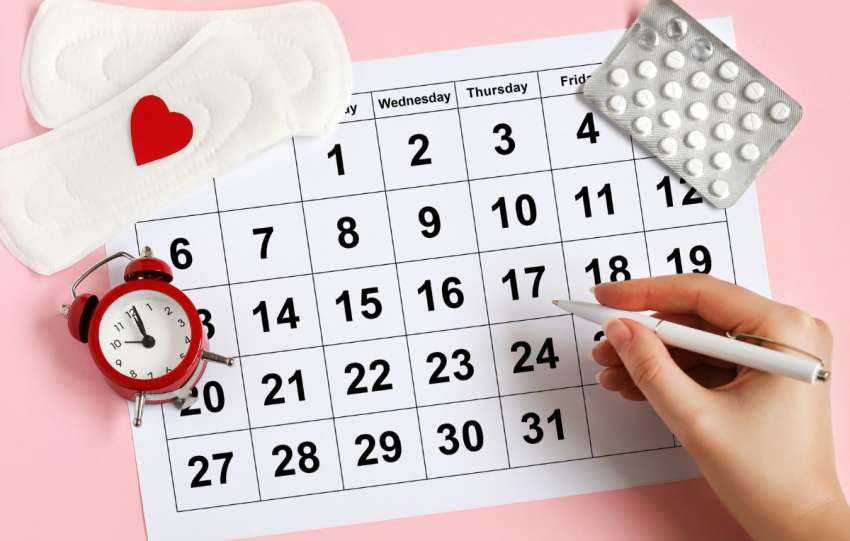 PERIOD TRACKING ON CALENDER