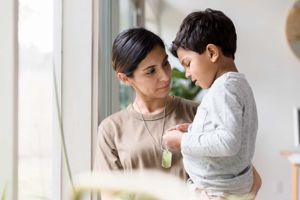 Mother listening to child-Diversity And Inclusion