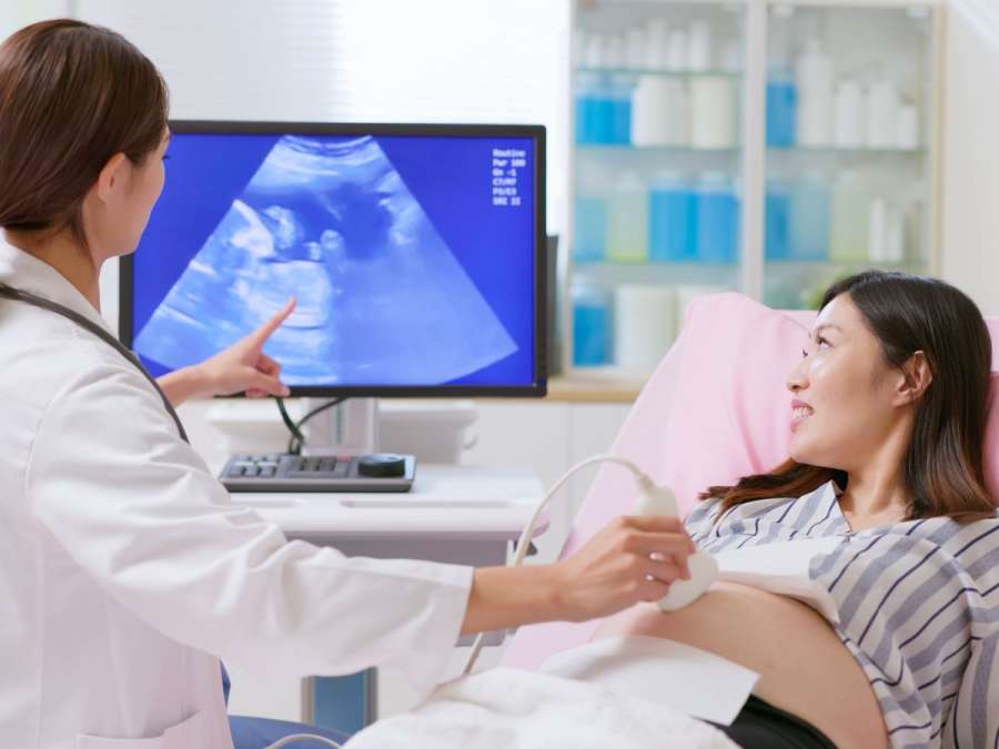 woman ultrasound