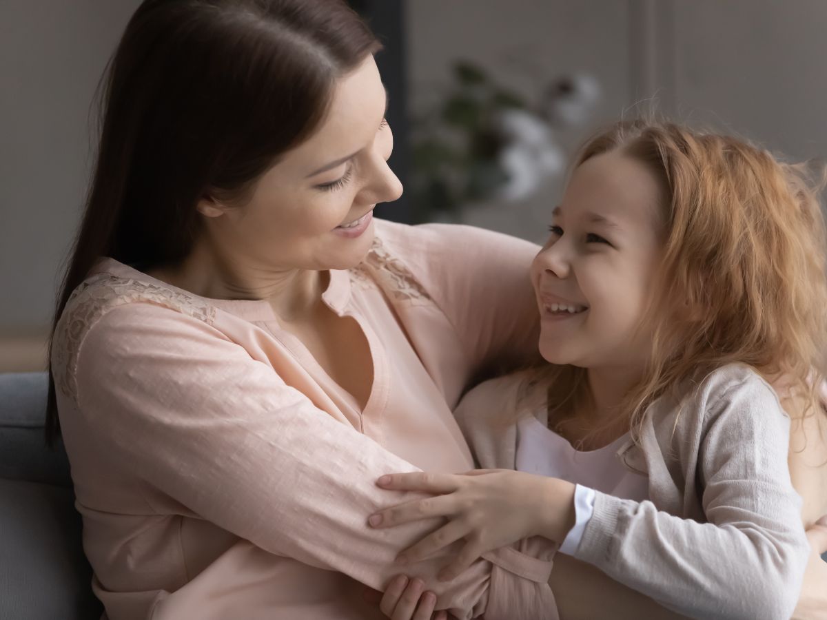 mother and daughter smiling- Children's Social Skills