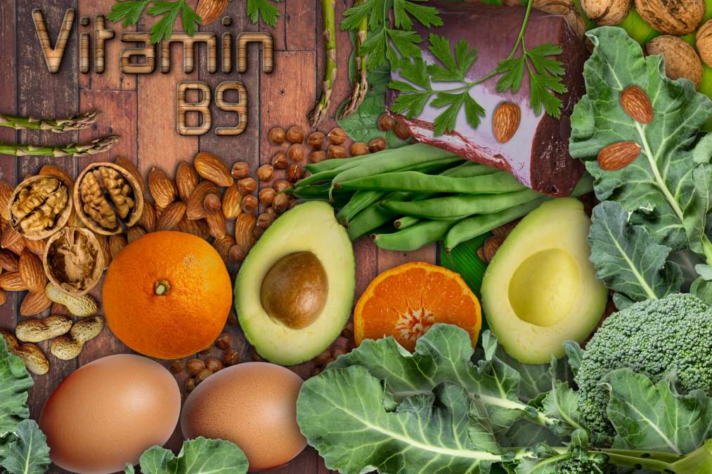 Foods rich in vitamin B9 