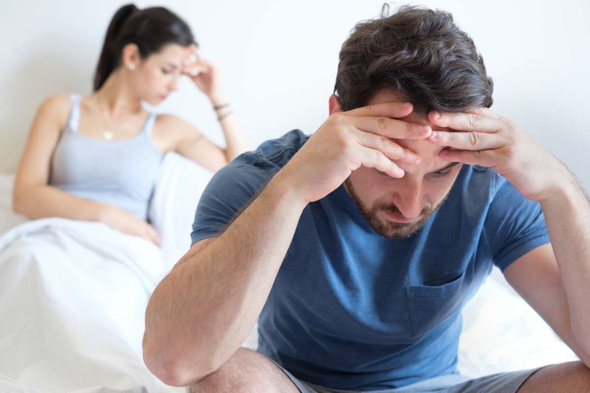 couple stressed-Postpartum Depression And Marital Strain