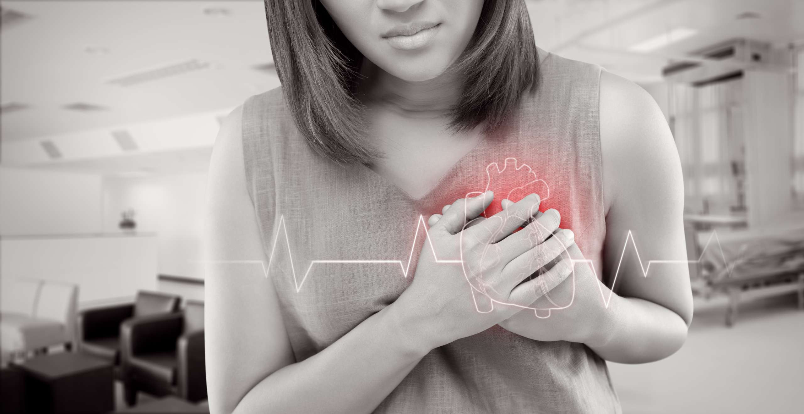 The women has heart disease- Risks Of PCOD And PCOS