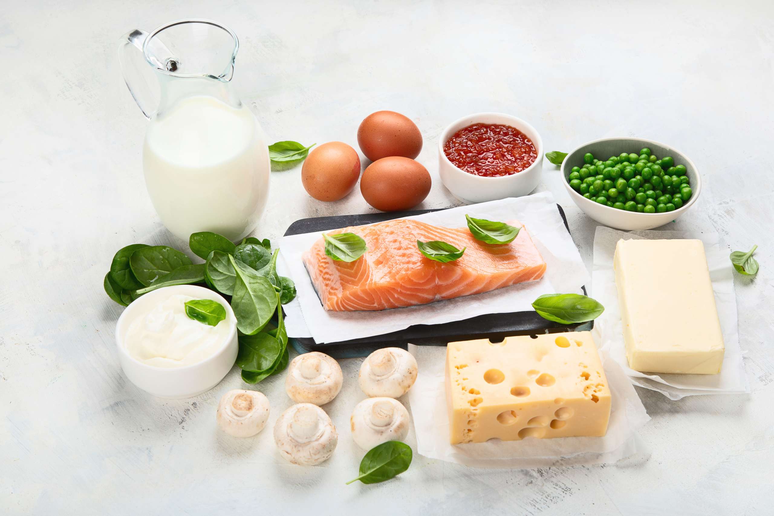 Foods rich in calcium-  Vitamin K In Your Diet