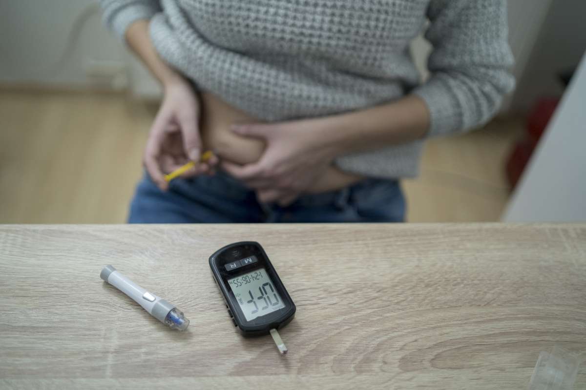 woman with gestational diabetes