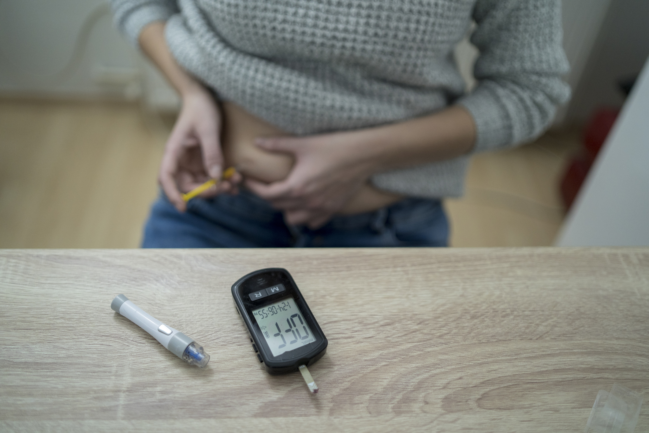 woman with gestational diabetes- PCOD, PCOS, And The Adrenal Glands