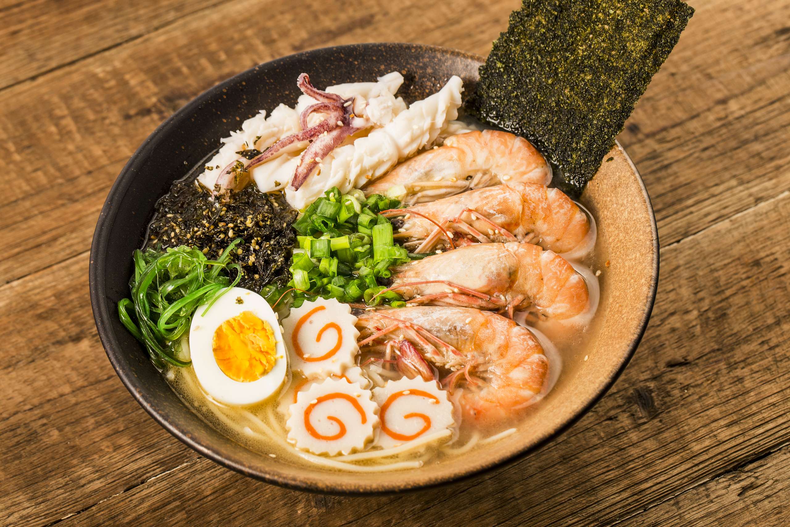 Japanese Seafood Ramen with cuttlefish sauce- Raw Fish In Pregnancy